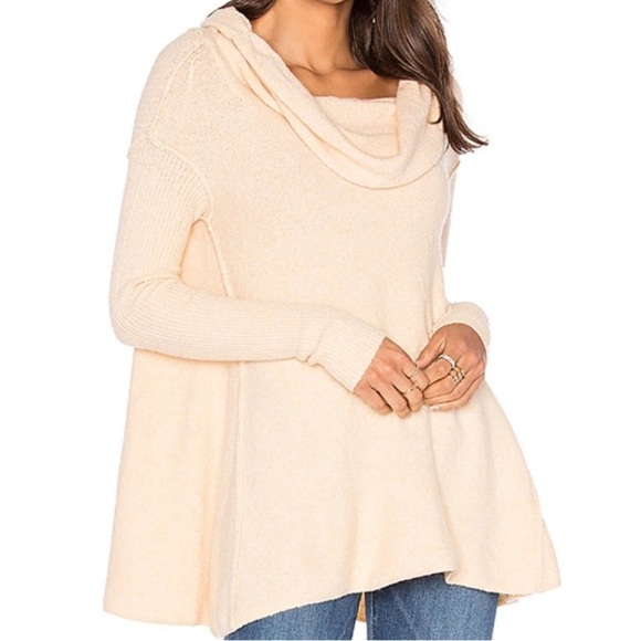 FREE PEOPLE PALE YELLOW STRAWBERRY FIELDS LONG RIBBED SLEEVE SWEATER SZ SMALL - Picture 9 of 9